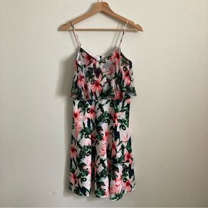 Vince Camuto Neon Flower Dress Size 0